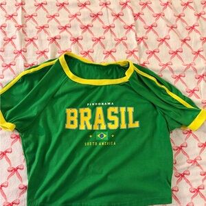 Women's Green Brazil Tee